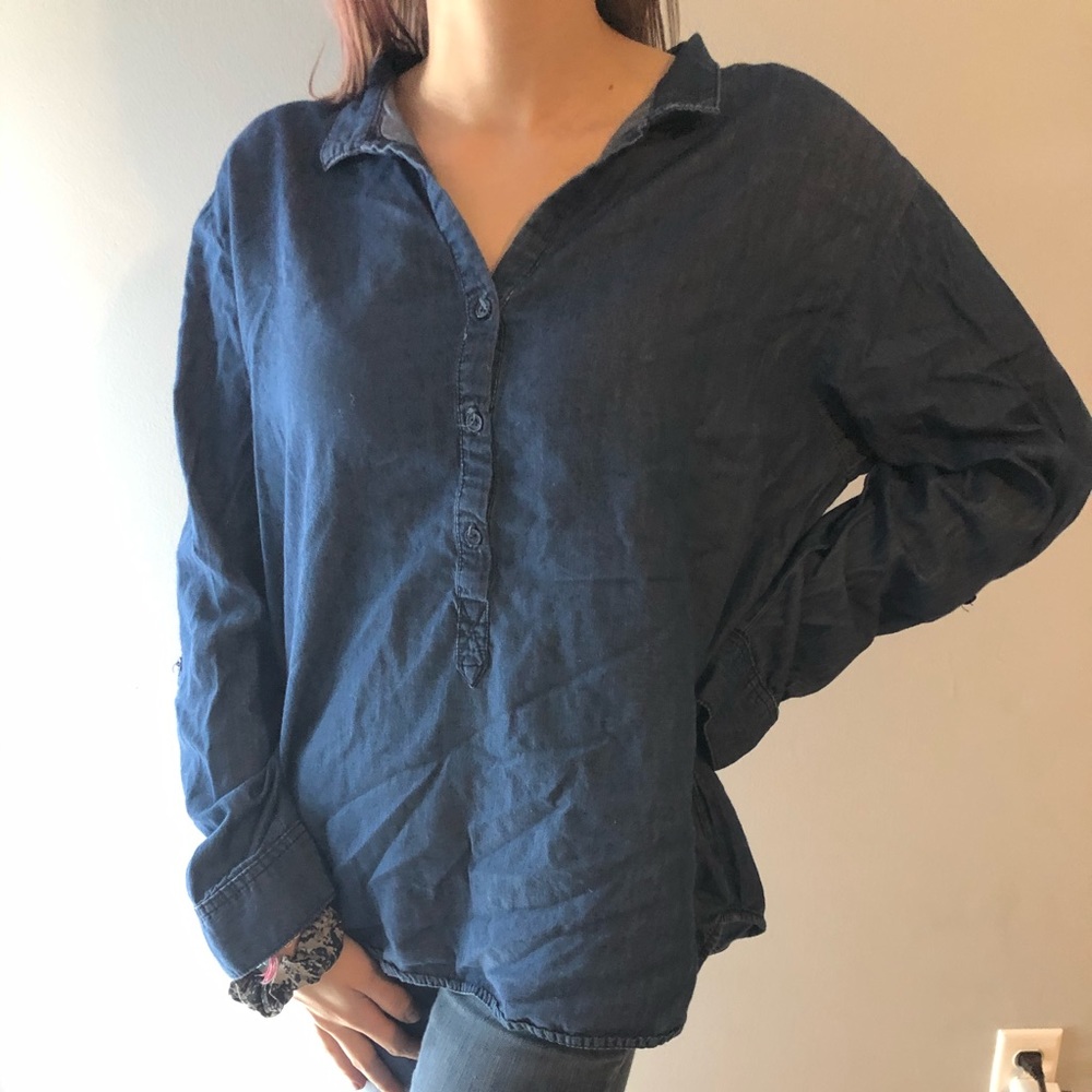 Bandolino Long Sleeve Button Up